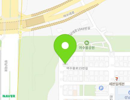 경기도 성남시 중원구 여수울로15번길 18-1 (여수동) 지도