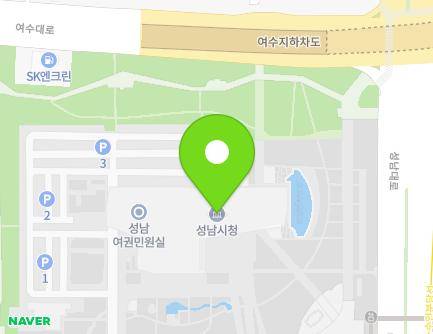 경기도 성남시 중원구 성남대로 997 (여수동, 성남시청) 지도
