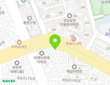 경기도 성남시 중원구 둔촌대로174번길 1 (하대원동) 지도