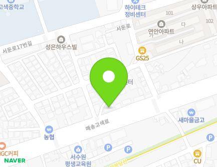 경기도 수원시 권선구 매송고색로 723 (고색동, 남영빌딩) 지도