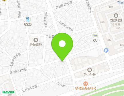 경기도 수원시 권선구 고산로 9 (고색동, 벧엘교회) 지도