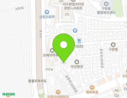 경기도 수원시 권선구 금호로185번길 26 (구운동, 동명빌라) 지도