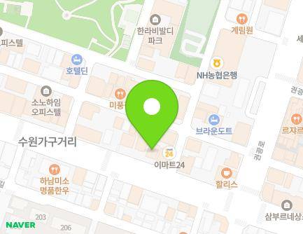 경기도 수원시 권선구 권선로 711 (권선동) 지도