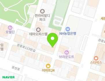 경기도 수원시 권선구 권선로713번길 17 (권선동, LH청년나래가) 지도