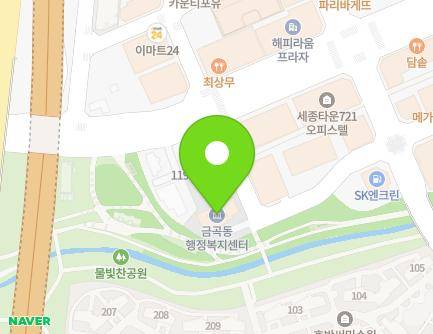 경기도 수원시 권선구 금곡로196번길 20 (금곡동, 금곡동주민센터) 지도