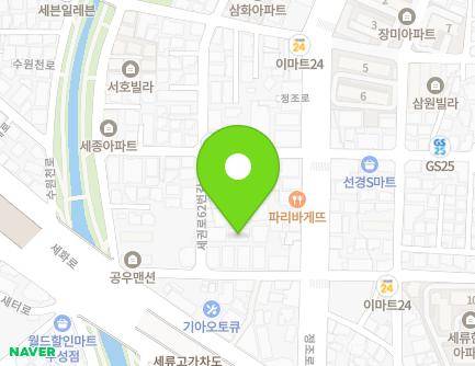 경기도 수원시 권선구 정조로525번길 9-12 (세류동, 힐링스프링스) 지도