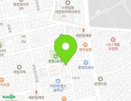 경기도 수원시 권선구 서둔로217번길 15 (탑동, 탑하우스) 지도