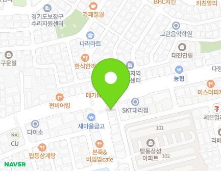 경기도 수원시 권선구 탑동로 68 (탑동, 차정형외과) 지도