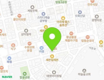 경기도 수원시 권선구 서둔로199번길 36 (탑동, 파인하우스) 지도