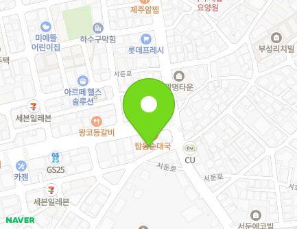 경기도 수원시 권선구 서둔로199번길 8 (탑동, 현진에버빌) 지도