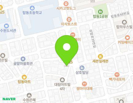 경기도 수원시 권선구 탑동로 37-4 (탑동, 태양타워) 지도