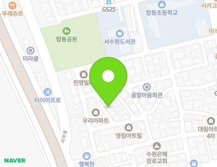 경기도 수원시 권선구 탑동로39번길 48-6 (탑동, 한림주택) 지도