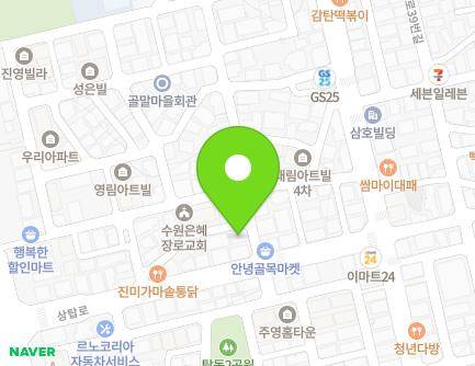 경기도 수원시 권선구 상탑로21번길 7-1 (탑동, 한림주택) 지도