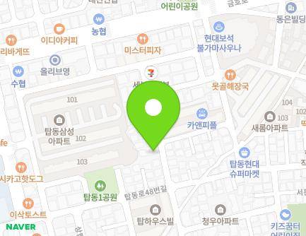 경기도 수원시 권선구 상탑로53번길 57 (탑동, 화성주택) 지도