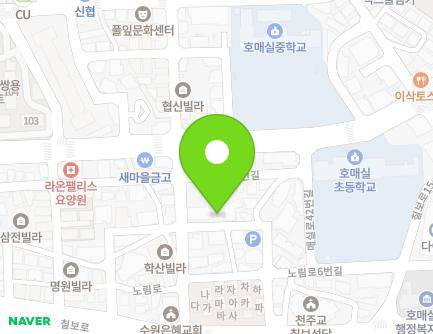 경기도 수원시 권선구 노림로 10-5 (호매실동) 지도