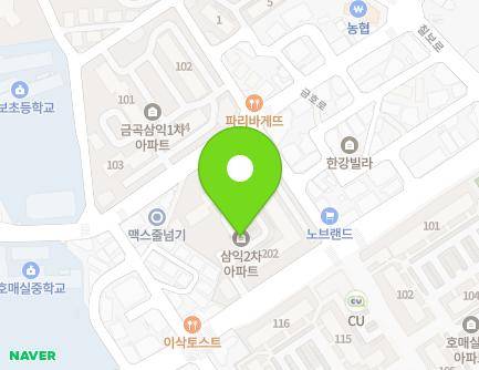 경기도 수원시 권선구 매실로 61 (호매실동, 삼익2차아파트) 지도