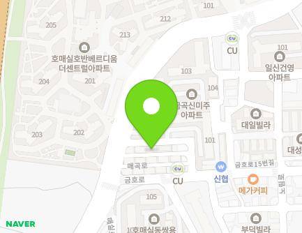경기도 수원시 권선구 매곡로 36-8 (호매실동, 목화주택) 지도