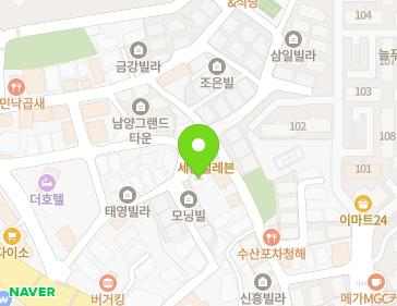 경기도 수원시 영통구 영통로102번길 34 (망포동) 지도