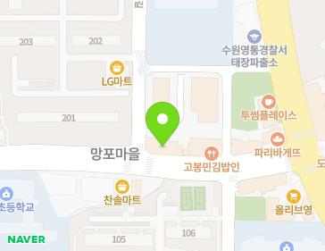 경기도 수원시 영통구 태장로 73 (망포동, 정석그린프라자) 지도