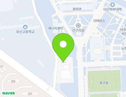 경기도 수원시 영통구 월드컵로 214-1 (원천동, 배학유치원) 지도