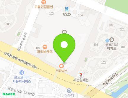 경기도 수원시 영통구 광교호수공원로 20 (원천동, 더샵광교레이크시티) 지도