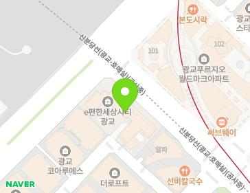 경기도 수원시 영통구 도청로 103 (이의동, e편한세상시티광교) 지도