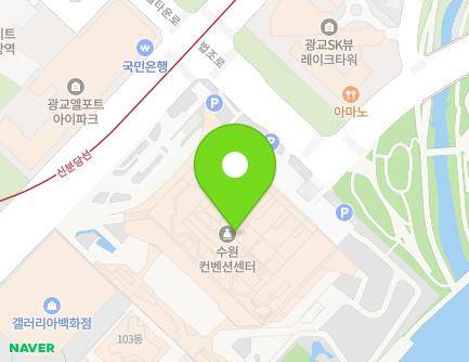 경기도 수원시 영통구 광교중앙로 140 (하동, 수원컨벤션센터) 지도