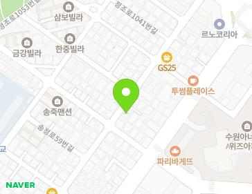경기도 수원시 장안구 정조로1041번길 39-2 (송죽동) 지도