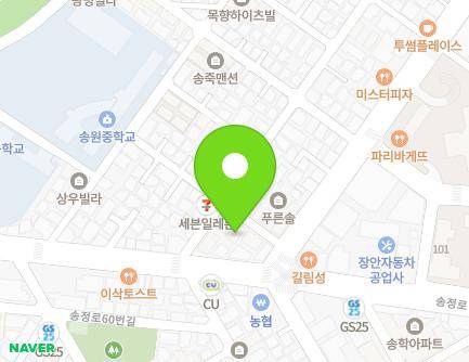경기도 수원시 장안구 송원로1번길 7 (송죽동, 행복주택2) 지도