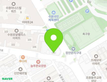 경기도 수원시 장안구 송정로 103 (송죽동, 동진약국) 지도