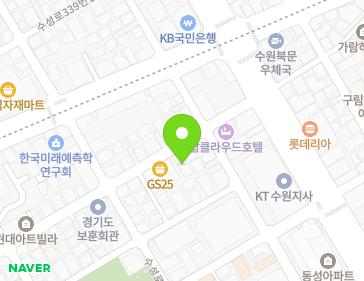 경기도 수원시 장안구 정조로957번길 17 (영화동, 써니하우스) 지도