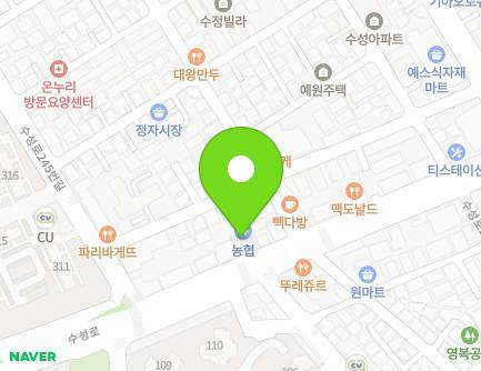 경기도 수원시 장안구 수성로 257 (정자동, 농협) 지도