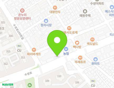 경기도 수원시 장안구 수성로 253 (정자동) 지도