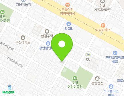 경기도 수원시 장안구 파장로22번길 33 (파장동) 지도