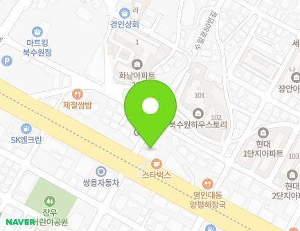 경기도 수원시 장안구 경수대로1044번길 4 (파장동, 오대오랜드) 지도