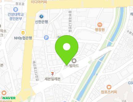 경기도 수원시 팔달구 매산로 161 (구천동, PARKVILLⅠ) 지도