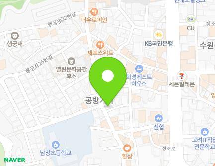 경기도 수원시 팔달구 행궁로 41-1 (남창동) 지도