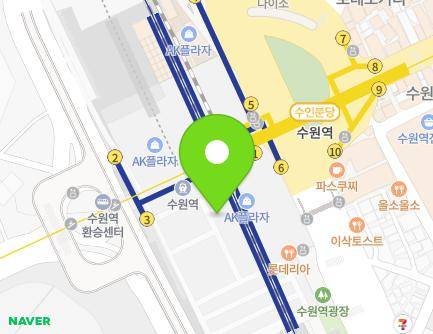 경기도 수원시 팔달구 덕영대로 924 (매산로1가, AK플라자) 지도