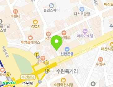 경기도 수원시 팔달구 매산로 5-1 (매산로1가) 지도