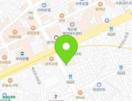 경기도 수원시 팔달구 갓매산로 36 (매산로2가, 인정빌딩) 지도