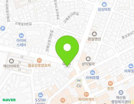 경기도 수원시 팔달구 갓매산로 61 (매산로2가) 지도