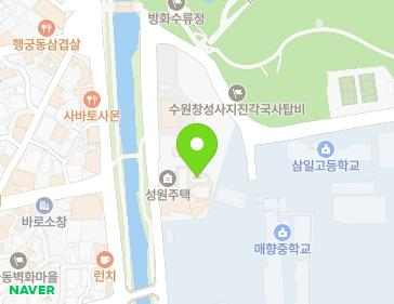 경기도 수원시 팔달구 수원천로 366-3 (매향동, 성원주택) 지도