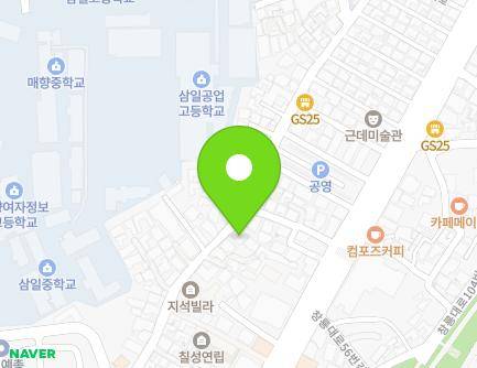 경기도 수원시 팔달구 창룡대로103번길 103 (매향동) 지도
