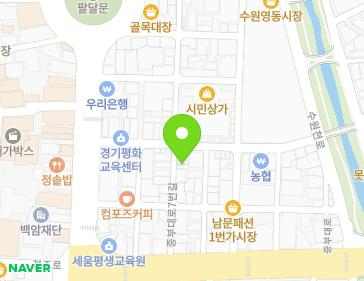 경기도 수원시 팔달구 중부대로7번길 18 (영동) 지도