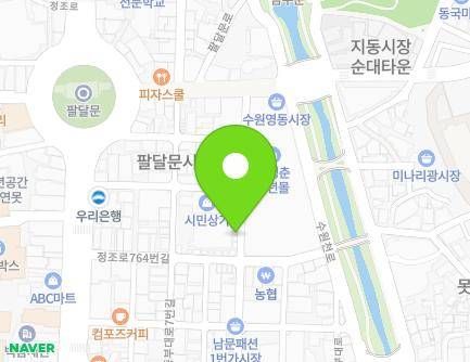 경기도 수원시 팔달구 팔달문로10번길 24-1 (영동) 지도