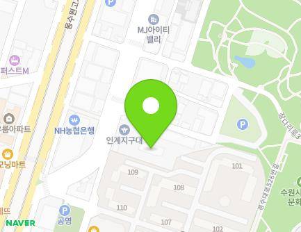 경기도 수원시 팔달구 장다리로314번길 10 (인계동) 지도