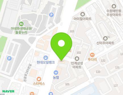 경기도 수원시 팔달구 권광로276번길 4 (인계동, 선우프라자) 지도