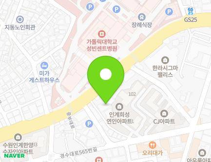 경기도 수원시 팔달구 중부대로 96 (인계동, 강남여성병원) 지도