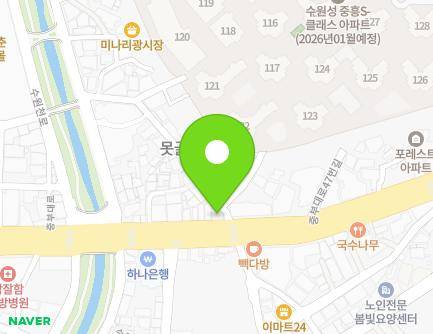 경기도 수원시 팔달구 중부대로 39 (지동) 지도