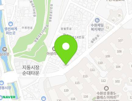 경기도 수원시 팔달구 팔달문로 33 (지동) 지도